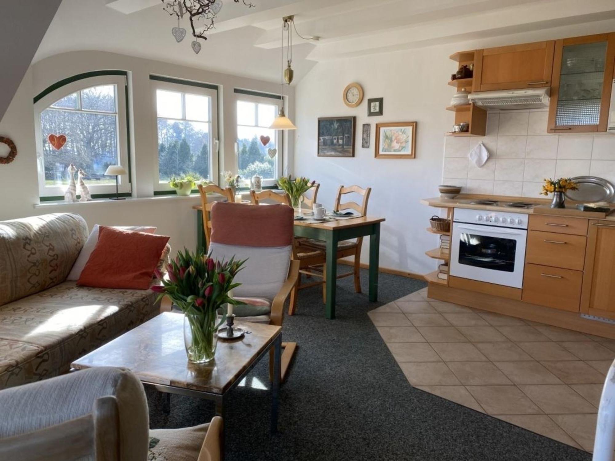 Ferienwohnung Nr 07 Og Spitzboden 보른 외부 사진