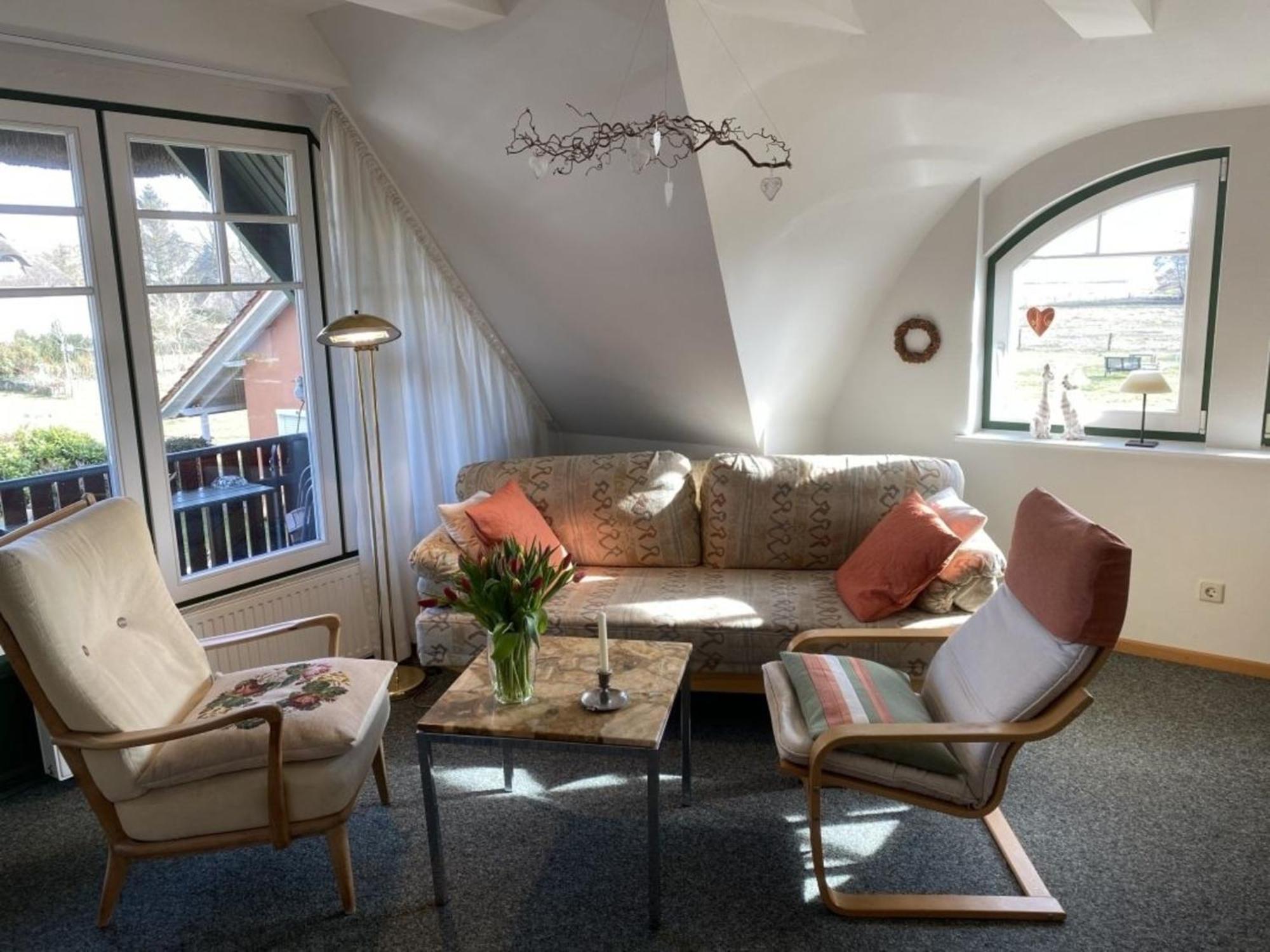 Ferienwohnung Nr 07 Og Spitzboden 보른 외부 사진